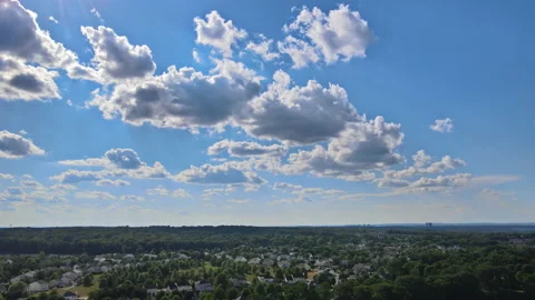 Amazing timelapse of soft flying through beautiful thick fluffy clouds. Stock Footage 133934414