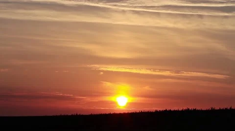 Amazing timelapse sunrise Video stock 43324510