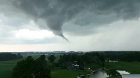 Amazing Tornado Formation  스톡 동영상 208856298