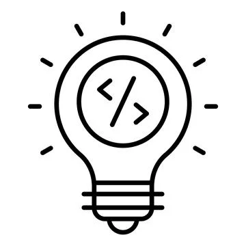 An amazing vector of creative coding in trendy style, ready to use icon Stock Illustration