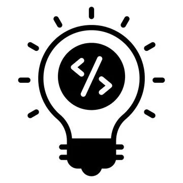 An amazing vector of creative coding in trendy style, ready to use icon Stock Illustration