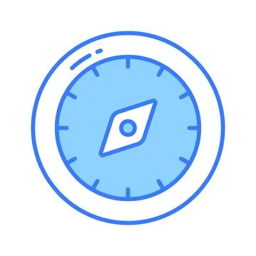 An amazing vector design of compass in modern style, navigation tool icon Stock Illustration