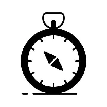 An amazing vector design of compass in modern style, navigation tool icon Stock Illustration