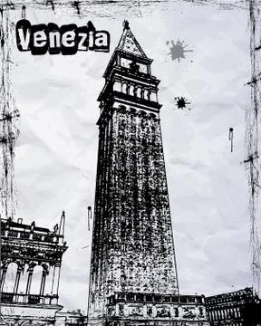 Amazing Venice Stock Illustration