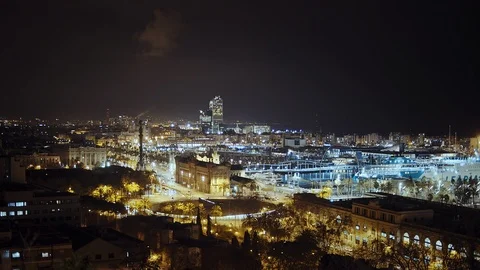 Amazing view from Barcelona Stock Footage 124712082