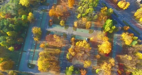 Amazing view of construction work aerial 4k Stock Footage 137088290