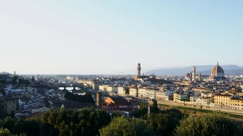 Amazing view of Florence Stock Footage 122131211