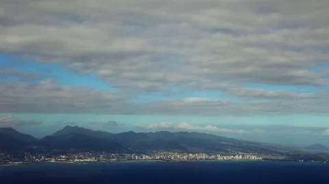 Amazing view of the hawaii Stock-Footage 43347628