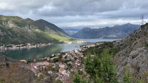 Amazing view from Kotor Stock Footage 276959997