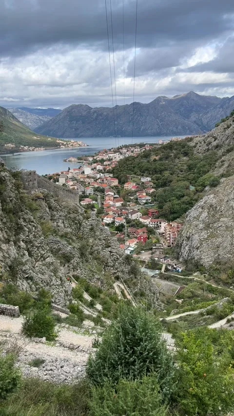 Amazing view from Kotor Stock Footage 276960000