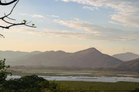 Amazing view of a lake Foto stock