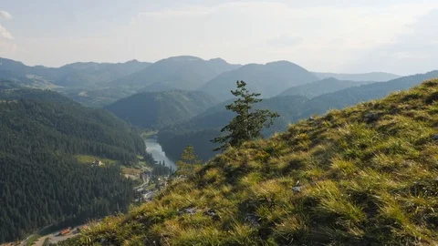 Amazing view on mountains Stock Footage 97877202