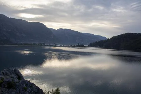 An amazing view of Oludeniz which is a county of Fethiye in Turkey Stock Photos