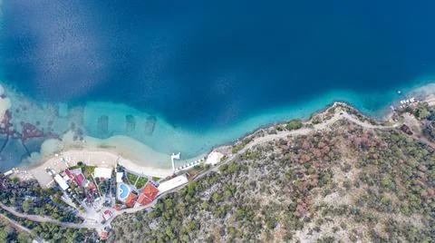 An amazing view of Oludeniz which is a county of Fethiye in Turkey Stock Photos