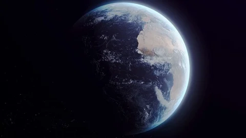 Amazing View Of Planet Earth From Space. Stock Footage 96523746