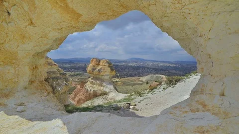 Amazing view of red rose valley Stock Footage 82352402