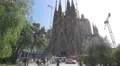 Amazing view of Sagrada Familia in Barcelona 4k or 4k+ Resolution