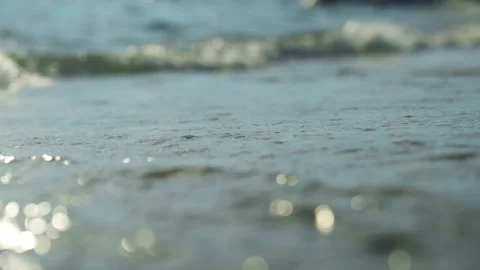 Amazing view of sea waves Stock Footage 212690890