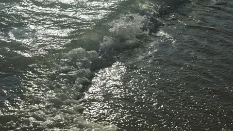 Amazing view of sea waves Stock Footage 212852151