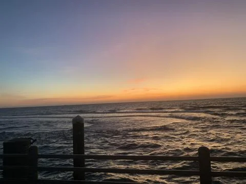Amazing view of the sea waves Stock Photos