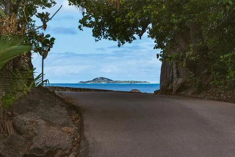 Amazing Views While Driving Along The Coast Road Stock Photos