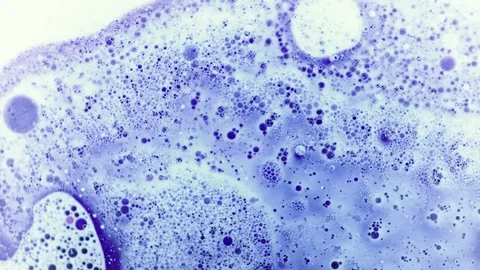 Amazing volumetric blue pattern with black bubbles Stock Footage 124435084
