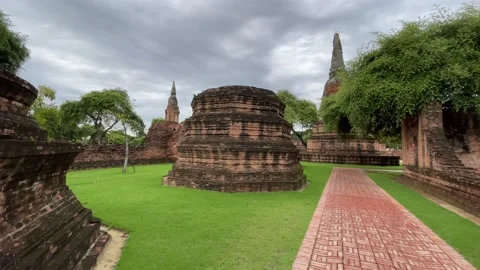 Amazing Wat Phra Ram Stock Footage 207989836
