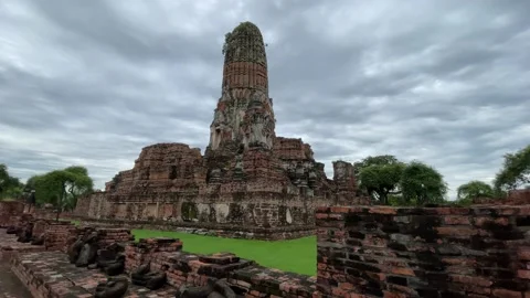 Amazing Wat Phra Ram Stock Footage 207990257