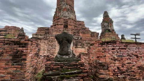Amazing Wat Phra Ram Stock Footage 207990343