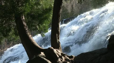 Amazing Waterfall Stock Footage 12690439