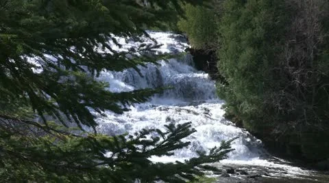 Amazing Waterfall Stock Footage 12691107