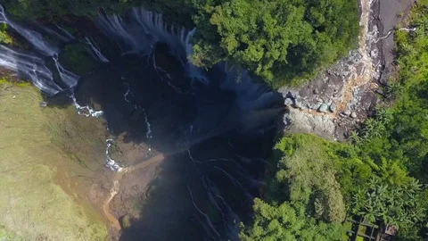 Amazing waterfall Stock Footage