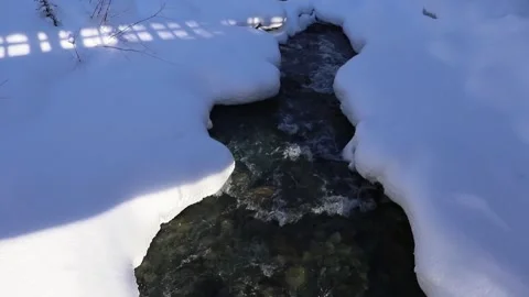 Amazing winter landscape in the mountains Video stock 221607005