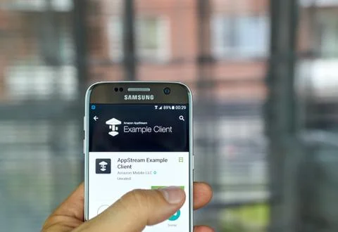 Amazon AppStream mobile Stockfoto's