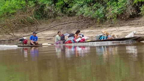 Amazon Canoe Life Stock Photos