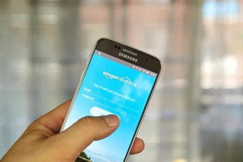 Amazon Cloud Drive app Stockfoto's