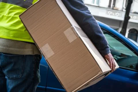 Amazon delivery Stockfoto's