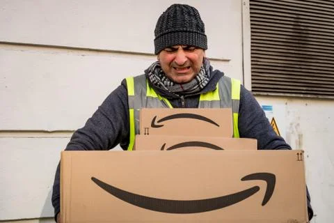 Amazon delivery Foto stock