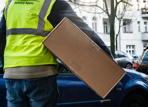 Amazon delivery Foto stock