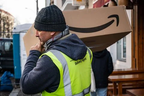 Amazon delivery Stockfoto's
