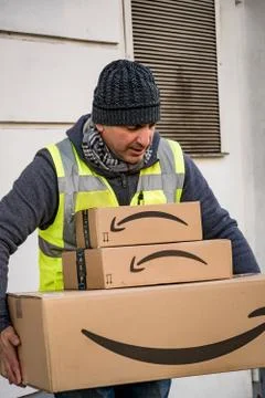 Amazon delivery Stockfoto's