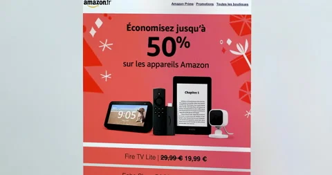 Amazon Devices Black Friday 2020 Stock Footage 144266991