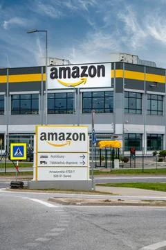 Amazon Distribution Center. Amazon logi.. 스톡 사진