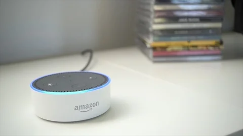 Amazon Dot Activates Its Light Stock Footage 89621008