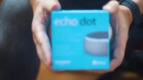 Amazon Echo dot Video stock 162172146