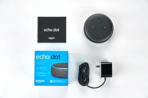 Amazon Echo dot Fotos Stock