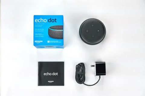 Amazon Echo dot Fotos Stock