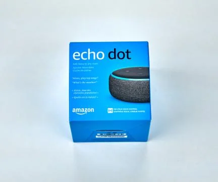 Amazon Echo dot Stock Photos