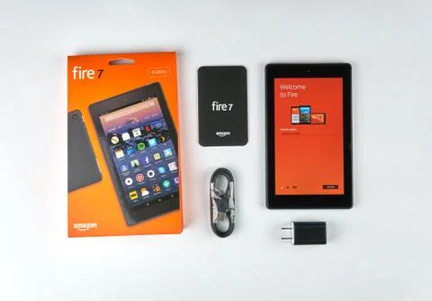 Amazon Fire Tablet Stock Photos