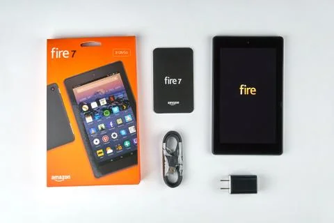 Amazon Fire Tablet Stock Photos